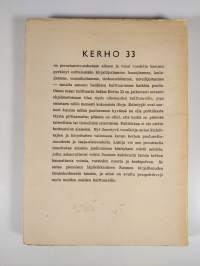 Kerho 33 : 1948 : runoja, novelleja, esseitä