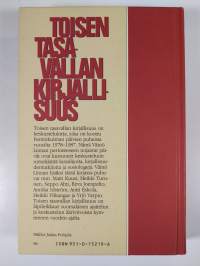 Toisen tasavallan kirjallisuus : keskustelua Pentinkulman päivillä 1978-1987