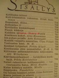 Kotiliesi 1960 nr 11, kesäkuu, Artikkeli ja koko aukeaman levyinen kuva - Salo, valveutunut kaupunki, Vanhusten kesä, Kesäkuun kukat, Kesäiset työskentelypaikat