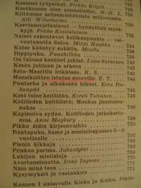 Kotiliesi 1960 nr 11, kesäkuu, Artikkeli ja koko aukeaman levyinen kuva - Salo, valveutunut kaupunki, Vanhusten kesä, Kesäkuun kukat, Kesäiset työskentelypaikat