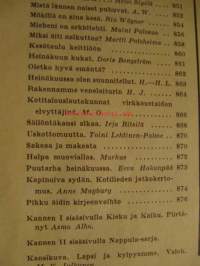 Kotiliesi 1960 nr 13 Heinäkuu. Aiheita :  mieheni on arkkitehti (kirj. Auli Järvi) . Miksi äiti nalkuttaa? Runsaasti mainoksia ja muuta ajankuvaa 1960 -luvulta