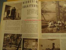 Kotiliesi 1960 nr 13 Heinäkuu. Aiheita :  mieheni on arkkitehti (kirj. Auli Järvi) . Miksi äiti nalkuttaa? Runsaasti mainoksia ja muuta ajankuvaa 1960 -luvulta