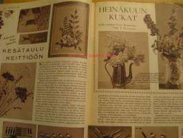 Kotiliesi 1960 nr 13 Heinäkuu. Aiheita :  mieheni on arkkitehti (kirj. Auli Järvi) . Miksi äiti nalkuttaa? Runsaasti mainoksia ja muuta ajankuvaa 1960 -luvulta
