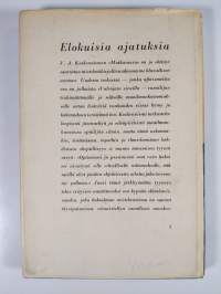 Elokuisia ajatuksia