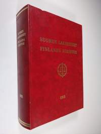 Suomen lakimiehet 1975 = Finlands jurister 1975