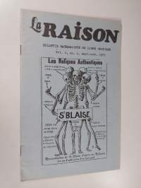 Le Raison, vol. 1, no. 4, sept.-oct. 1979