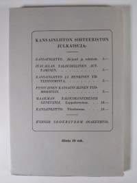 Kansainliitto : yleiskatsaus tammikuusta 1920 joulukuuhun 1926 (lukematon)