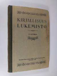 Kirjallisuuslukemisto Vajaakeskikoulun ja keskikoulun V luokkaa varten