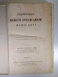 Scriptores rerum Svecicarum medii aevi band 1