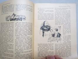 Säästäjän Joulu 1948, kansikuvitus T. Fahlenius, Kirjoituksia mm. Raul Roine, Tyyne Maija Salminen, sarjakuvia Brita von Haartman &amp; Olavi Vikainen