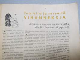 Pirkan parhaat - Pirkka 1950 nr 25 erikoisnumero -neuvoja, ohjeita, vinkkejä kotitalouden moninaisiin tarpeisiin