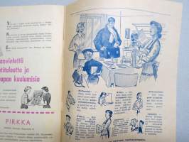 Pirkan parhaat - Pirkka 1950 nr 25 erikoisnumero -neuvoja, ohjeita, vinkkejä kotitalouden moninaisiin tarpeisiin