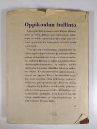 Oppikoulun hallinto