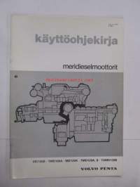 Volvo Penta MD100B, TMD100A, MD120A, TMD120A--B, TAMD120B meridieselmoottorit -käyttöohjekirja