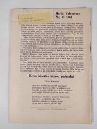 Herää valvomaan 11/1961