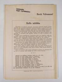 Herää valvomaan 10/1960