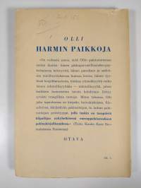 Harmin paikkoja : pakinoita