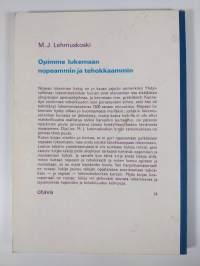 Opimme lukemaan nopeammin ja tehokkaammin