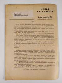 Herää valvomaan 5/1953