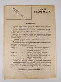 Herää valvomaan 10/1952