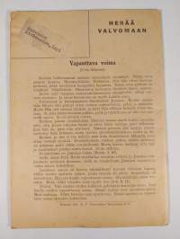 Herää valvomaan 7-8/1951