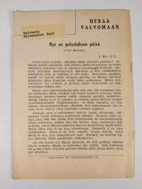 Herää valvomaan 1/1957