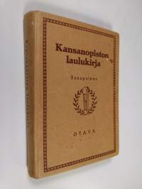 Kansanopiston laulukirja : sanapainos