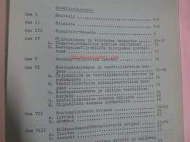 Volvo Penta Aquamatic Internal Power Trim kilpi ja nestepainelaitteet -korjaamokäsikirja, verkstadshandbook