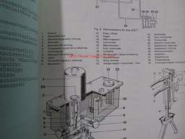 Volvo Penta Aquamatic Internal Power Trim kilpi ja nestepainelaitteet -korjaamokäsikirja, verkstadshandbook