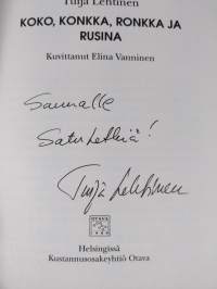 Koko, Konkka, Ronkka ja Rusina (signeerattu)