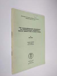 113 In m radiocardiographic measurements of cardiopulmonary parameters in healthy subjects and in cardiac patients (tekijän omiste)