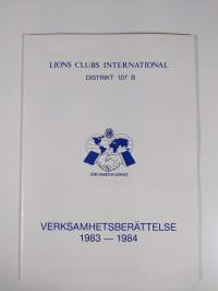 Lions Club international piiri 107 B : Toimintakertomus 1983-1984