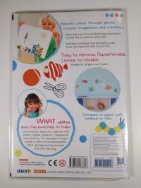 Give it a stick : what will the circles become? - Stick&#039;n for kids creative workbook (UUSI)