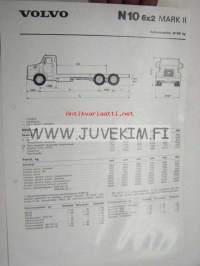 Volvo N10 6X2 Mark II -tekniset tiedot, esite