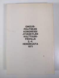 Oikeus ja politiikka