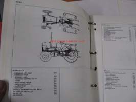 Massey-Ferguson MF 240 -522354 tractor Parts Book -traktori varaosaluettelo