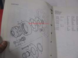 Massey-Ferguson MF 240 -522354 tractor Parts Book -traktori varaosaluettelo