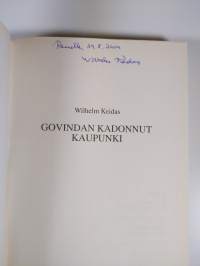 Govindan kadonnut kaupunki (signeerattu)