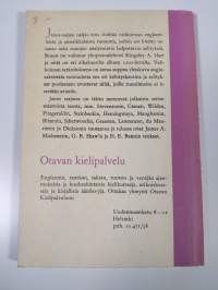 A Janus Book of Poetry With Vocabulary and Notes for the Finnish Reader