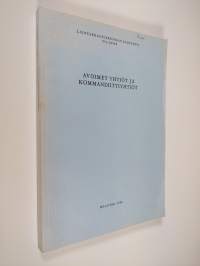 Avoimet yhtiöt ja kommandiittiyhtiöt