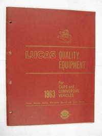 Lucas Equipment 1963 for cars and commercial vehicles -osakuvasto