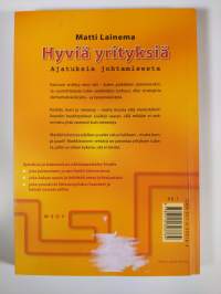 Hyviä yrityksiä : ajatuksia johtamisesta