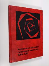 Korkeimman oikeuden ratkaisujen hakemisto 1980-1987