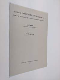 Finlande : M.Rotondi : Inchieste di diritto comparato = Enquete comparative sur les societes par actions