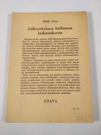 Liikeyrityksen hallinnon tarkastuksesta