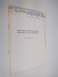 Lagstiftningen berörande aktiebolagens redovisning och revision i blickpunkten (Särtryck ur Finlands Näringsliv i närbild) (tekijän omiste)