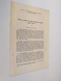 Vilken verkar har ägareförbehåll då godset säljes vidare? (särtryck ur &quot;Tridskrift, utgiven av Juridiska Föreningen i Finland&quot; 1960. Häft 1)