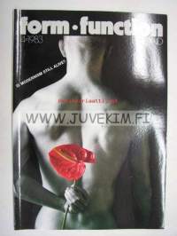 Form - Function 1983 nr 4 -Over 300 years of finnish glass, oddities of architecture, Young designer´s rebellion