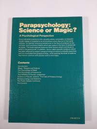 Parapsychology, science or magic? : a psychological perspective