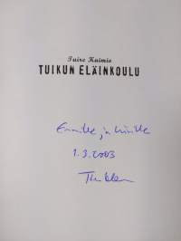 Tuikun eläinkoulu (signeerattu)